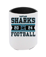 Santiago HS Football Stamp - Koozie