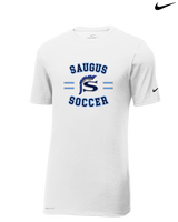 Saugus HS Girls Soccer Curve - Mens Nike Cotton Poly Tee