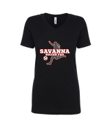 Savanna HS Girls Soccer C1 - Womens Vneck