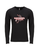 Savanna HS Girls Soccer C2 - Tri-Blend Long Sleeve