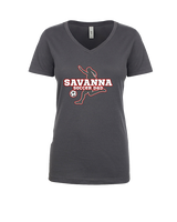 Savanna HS Girls Soccer C3 - Womens Vneck