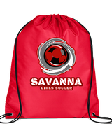 Savanna HS Girls Soccer C5 - Drawstring Bag