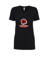 Savanna HS Girls Soccer C5 - Womens Vneck
