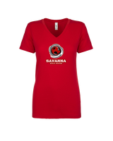 Savanna HS Girls Soccer C5 - Womens Vneck