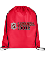 Savanna HS Soccer Basic - Drawstring Bag