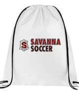 Savanna HS Soccer Basic - Drawstring Bag