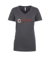 Savanna HS Soccer Basic - Womens Vneck