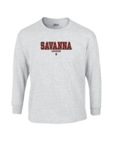 Savanna HS Soccer Block - Cotton Longsleeve