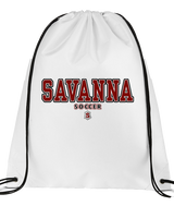 Savanna HS Soccer Block - Drawstring Bag
