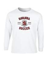 Savanna HS Soccer Curve - Cotton Longsleeve