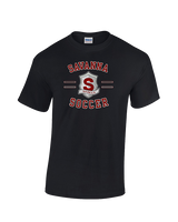 Savanna HS Soccer Curve - Cotton T-Shirt
