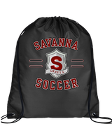 Savanna HS Soccer Curve - Drawstring Bag