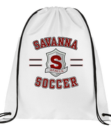 Savanna HS Soccer Curve - Drawstring Bag