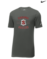 Savanna HS Soccer Curve - Mens Nike Cotton Poly Tee
