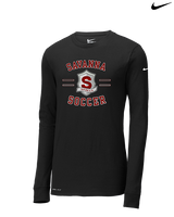 Savanna HS Soccer Curve - Mens Nike Longsleeve