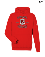 Savanna HS Soccer Curve - Nike Club Fleece Hoodie