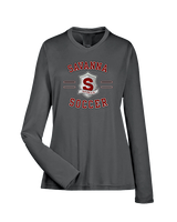 Savanna HS Soccer Curve - Womens Performance Longsleeve