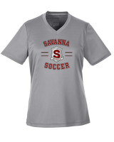 Savanna HS Soccer Curve - Womens Performance Shirt