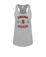 Savanna HS Soccer Curve - Womens Tank Top