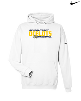 Schoolcraft College Baseball Bold - Nike Club Fleece Hoodie