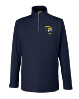 Schoolcraft College Baseball Plate - Mens Quarter Zip