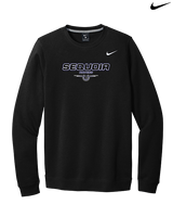 Sequoia HS Football Design - Mens Nike Crewneck
