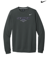 Sequoia HS Football Design - Mens Nike Crewneck
