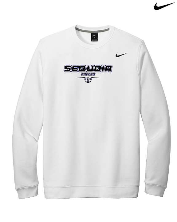 Sequoia HS Football Design - Mens Nike Crewneck