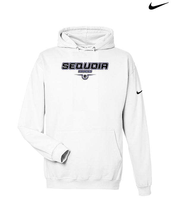 Sequoia HS Football Design - Nike Club Fleece Hoodie