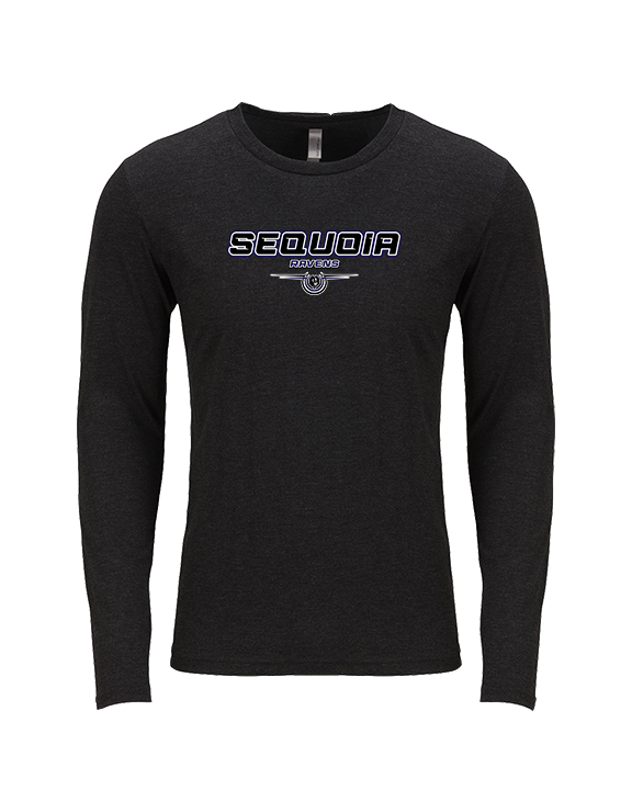 Sequoia HS Football Design - Tri-Blend Long Sleeve