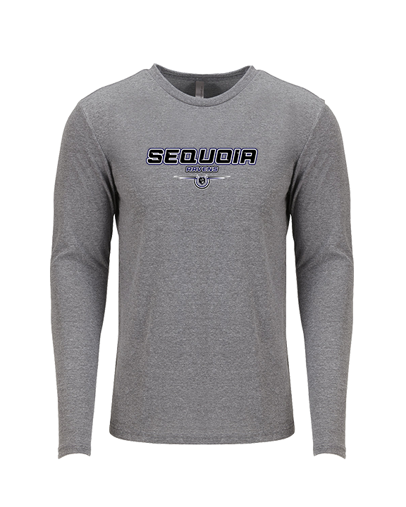 Sequoia HS Football Design - Tri-Blend Long Sleeve