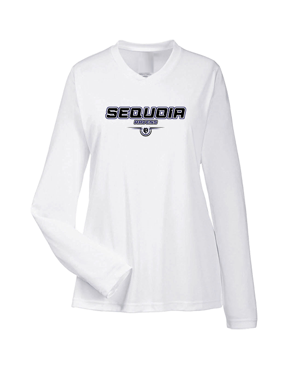 Sequoia HS Football Design - Womens Performance Longsleeve