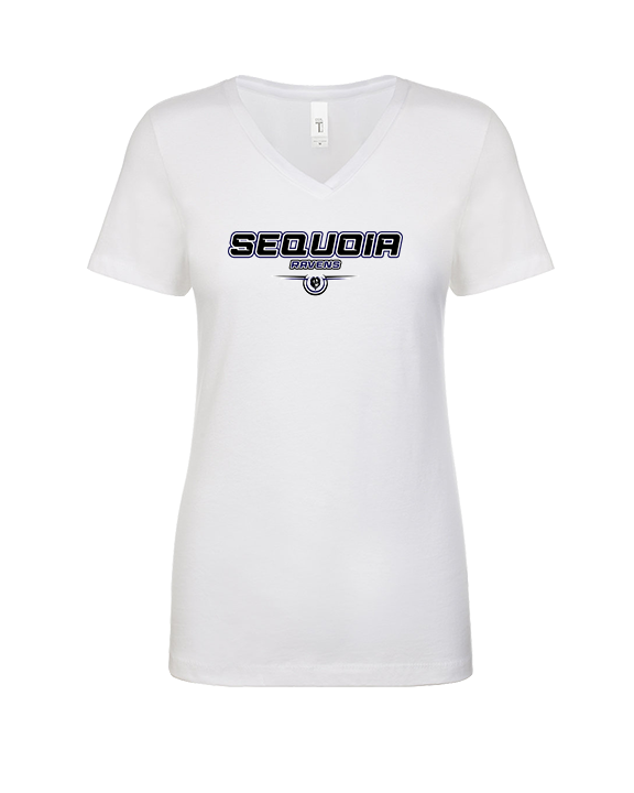 Sequoia HS Football Design - Womens Vneck
