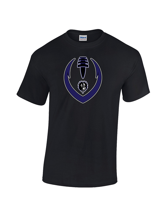 Sequoia HS Football Full Football - Cotton T-Shirt