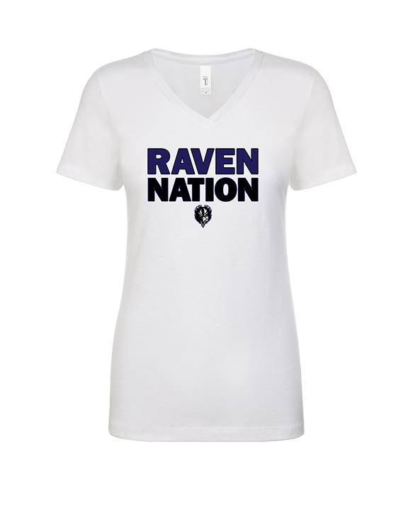 Sequoia HS Football Nation - Womens Vneck