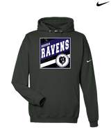 Sequoia HS Football Square - Nike Club Fleece Hoodie
