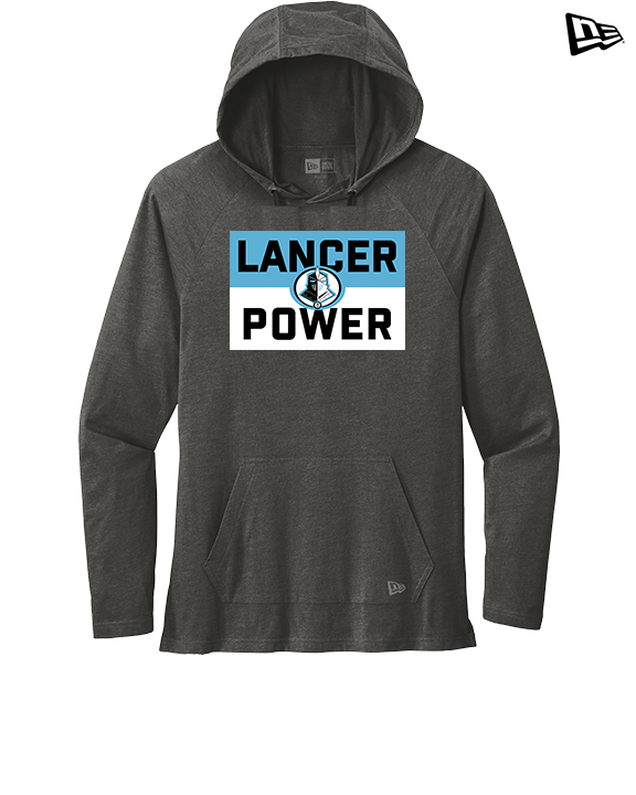 Shawnee Mission East HS Strength & Conditioning Lancer Power - New Era Tri-Blend Hoodie