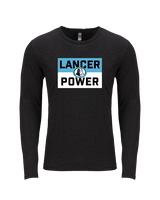 Shawnee Mission East HS Strength & Conditioning Lancer Power - Tri-Blend Long Sleeve