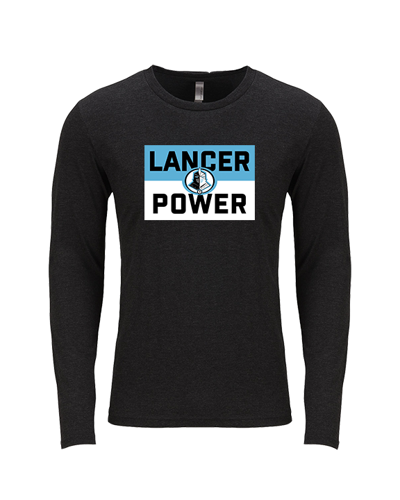 Shawnee Mission East HS Strength & Conditioning Lancer Power - Tri-Blend Long Sleeve