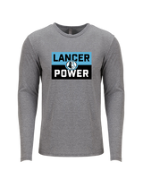Shawnee Mission East HS Strength & Conditioning Lancer Power - Tri-Blend Long Sleeve