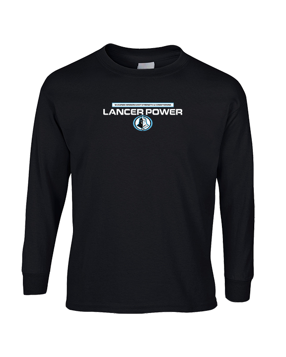 Shawnee Mission East HS Strength & Conditioning Logo - Cotton Longsleeve