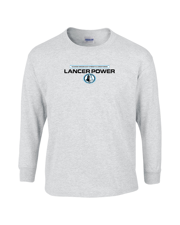 Shawnee Mission East HS Strength & Conditioning Logo - Cotton Longsleeve