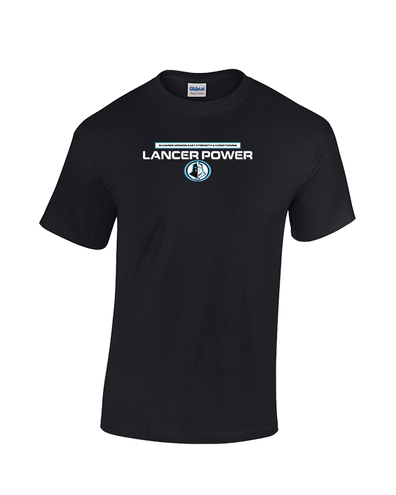 Shawnee Mission East HS Strength & Conditioning Logo - Cotton T-Shirt