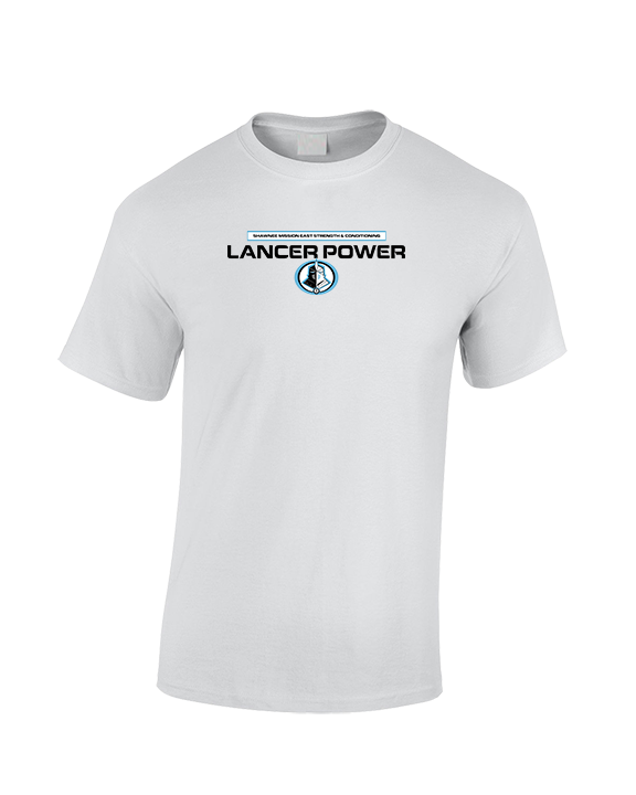 Shawnee Mission East HS Strength & Conditioning Logo - Cotton T-Shirt