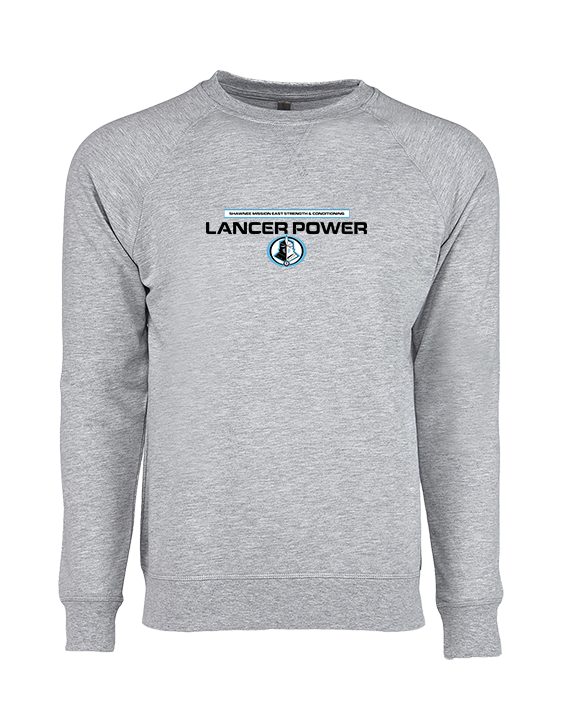 Shawnee Mission East HS Strength & Conditioning Logo - Crewneck Sweatshirt