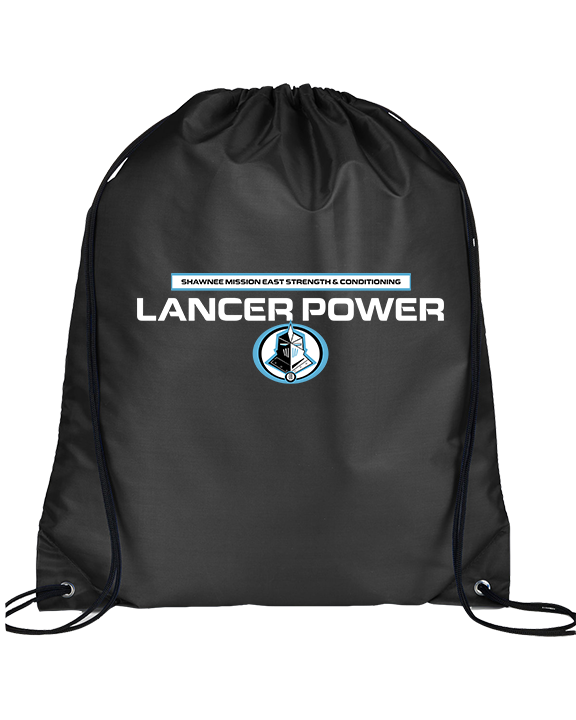 Shawnee Mission East HS Strength & Conditioning Logo - Drawstring Bag
