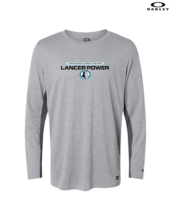 Shawnee Mission East HS Strength & Conditioning Logo - Mens Oakley Longsleeve