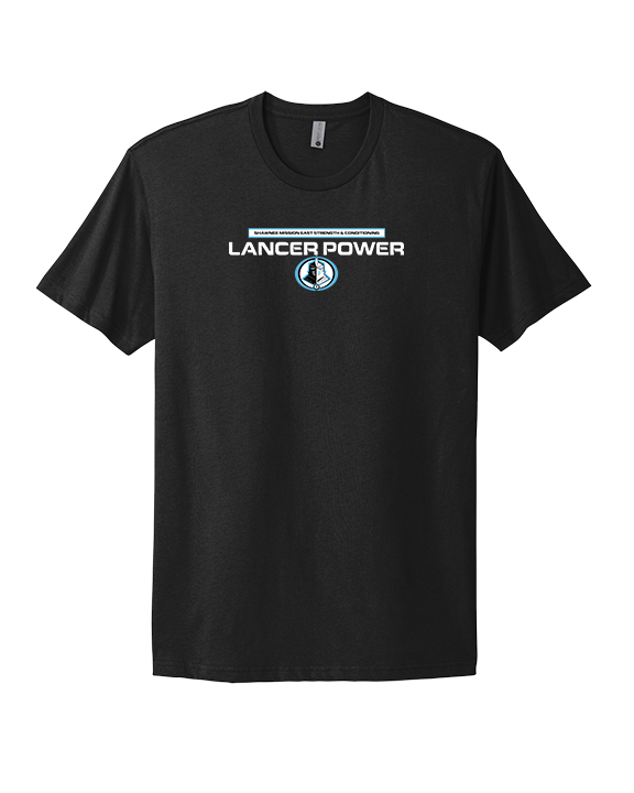 Shawnee Mission East HS Strength & Conditioning Logo - Mens Select Cotton T-Shirt