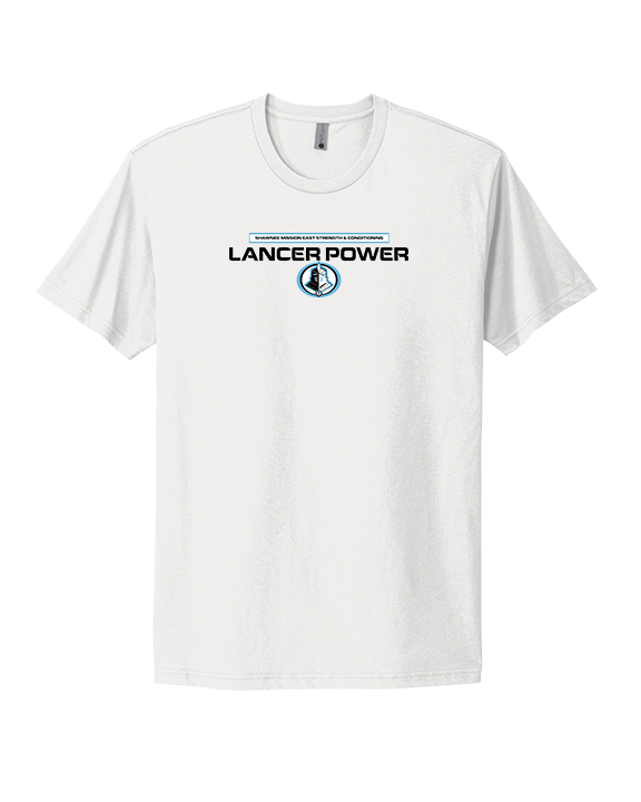 Shawnee Mission East HS Strength & Conditioning Logo - Mens Select Cotton T-Shirt