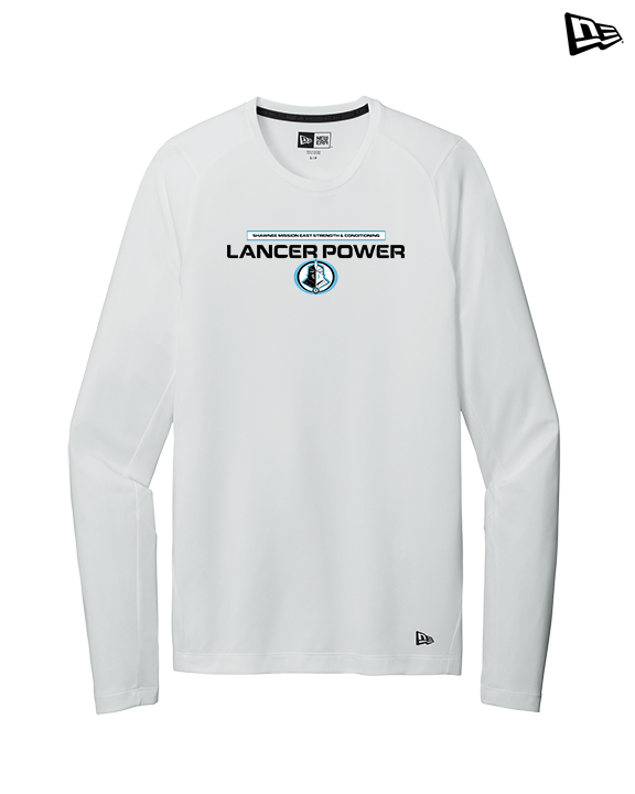 Shawnee Mission East HS Strength & Conditioning Logo - New Era Performance Long Sleeve